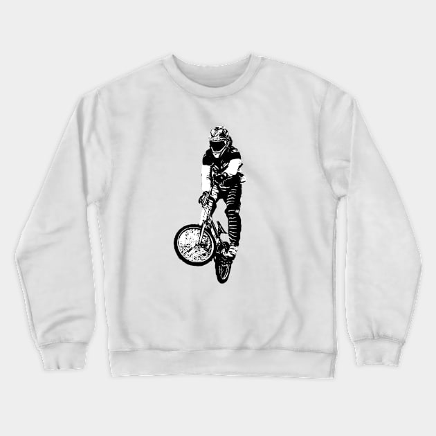 bmx Crewneck Sweatshirt by rickylabellevie